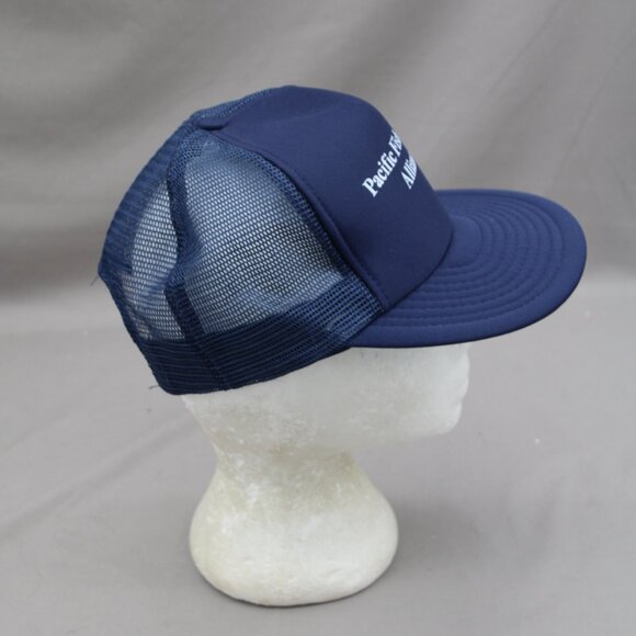 Vintage Screened Trucker Hat - Pacific Fisherman's Alliance - Adult Snapback - Picture 6 of 8
